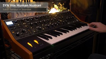 Gary Numan - Cars Vox Humana Lead - Moog Sub 37 Synth Sounds