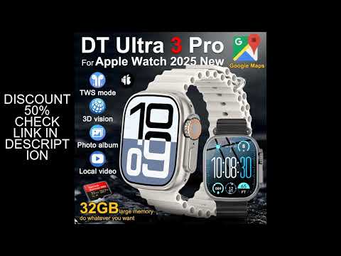 MP3 MP4 Player DT Ultra 3 Smartwatch Amoled Screen 32GB Bluetooth Network Sharing APP Store ChatGPT  MP3 MP4 Player DT Ultra 3 Smartwatch Amoled Screen 32GB Bluetooth Network Sharing APP Store ChatGPT
