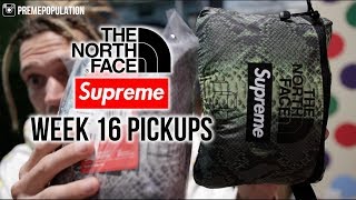 supreme x north face snakeskin backpack