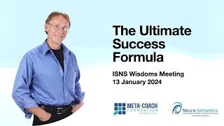 The Ultimate Success Formula | L Micheal Hall PhD