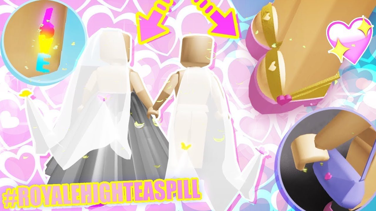 I Played The Leak Game L Wedding Accessories In Royale High Youtube