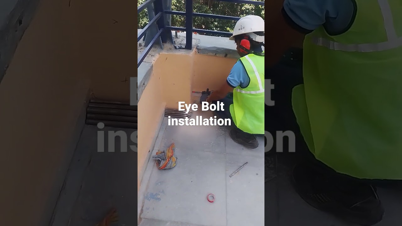 eye bolt facade safety access