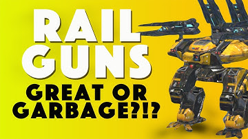 WAR ROBOTS - RAIL GUNS — GREAT OR GARBAGE?!?! GAUSS, WEBER, VOLT
