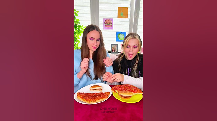 Burger und Pizza, ich will sie ALLE! 🍕🍔
