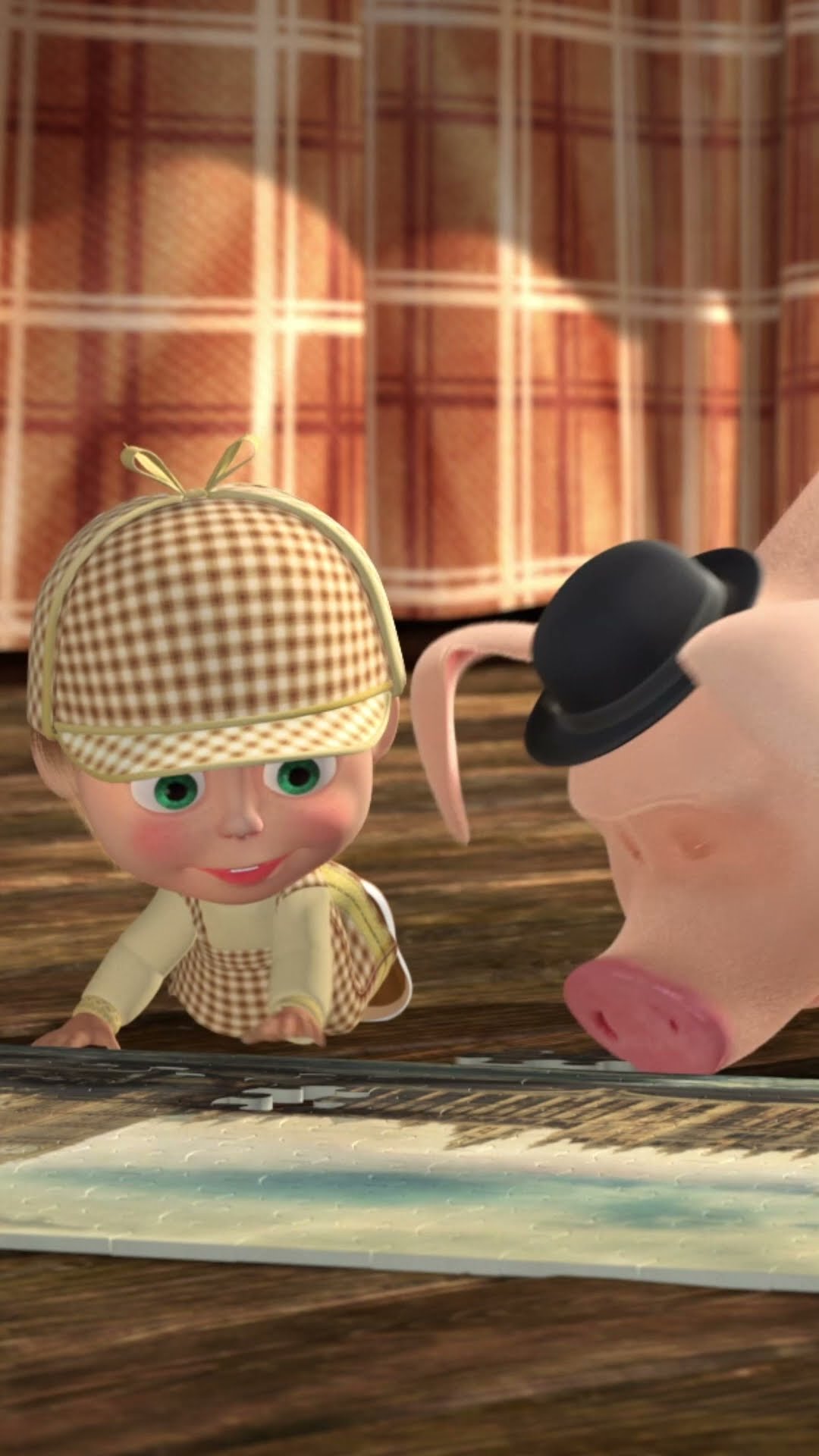 Puzzles are easy! ?? #ThePuzzlingCase #MashaAndTheBear #Shorts #cartoonforkids #kids