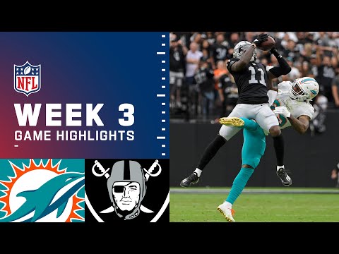 Dolphins vs. Raiders Week 3 Highlights | NFL 2021