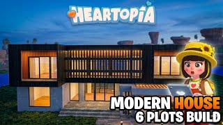 Heartopia Modern House Build on 6 Plots 🏡 Full Tutorial