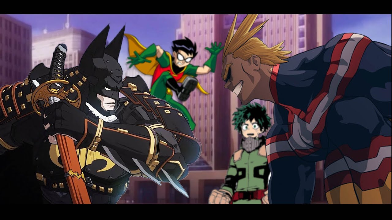 Batman Vs All Might - Cartoon Rap Battle (My Hero Academia) - YouTube.