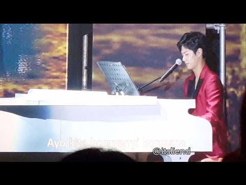 170113 Park Bo Gum  singing Dont Worry  Reply 1988 OST  Fan Meeting in Jakarta