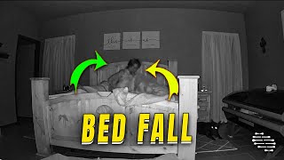 Sleeping Lady Startled Due to REM Sleep Disorder, Falls off Bed