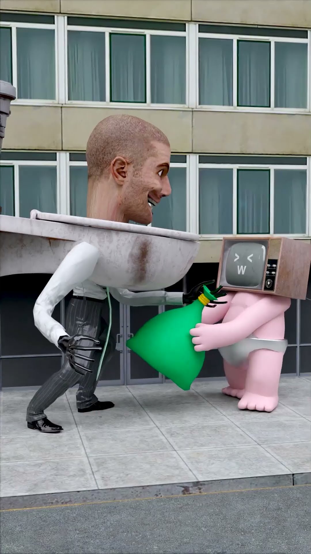 Does The Baby TV Deserve Go To Heaven or Hell? #shorts #skibiditoilet