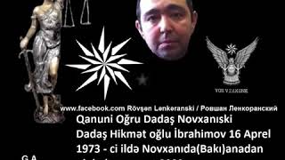 Qanuni Ogru Dadaş Novxanıski Resimi