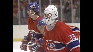 1986 Habs-Rangers Game 3 highlights - Claude Lemieux scores OT winner