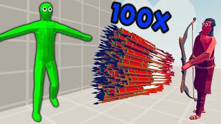 100x OVERPOWERED FIREWORK ARROW vs UNITS Totally Accurate Battle Simulator TABS 2