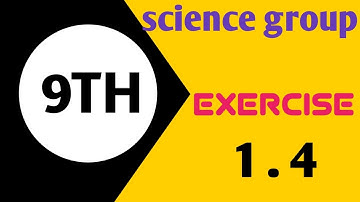 class 9 ||Unit 1|| Exercise 1.4 ||Question 1,2,3|| science group||
