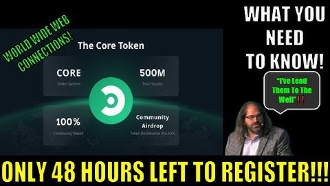 COREUM AIRDROP IN LESS THAN 48 HOURS❗❗ HOW TO RECEIVE $CORE 🛒 W3C CONNECTIONS🗺❗SETTING UP TRUSTLINE.