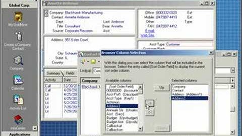 Exporting GoldMine Contacts to Excel