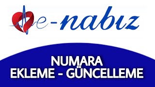 E-Nabız Telefon Numarası Ekleme ve Güncelleme Nasıl Yapılır