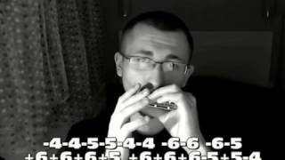 Mad World (Gary Jules) harmonica tabs