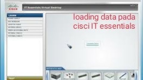 Cara mengatasi loading data pada CISCO IT ESSENTIALS VIRTUAL DESKTOP