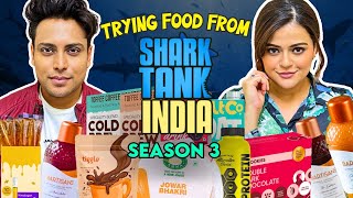 Trying SHARK TANK INDIA Season 3 Food Products 🦈 #sharktankindia