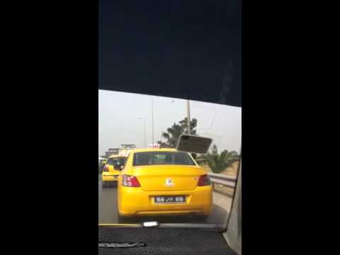 تونس حادث سير الطريق السيارة تونس المرسى