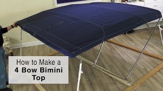 How to Make a 4 Bow Bimini Top