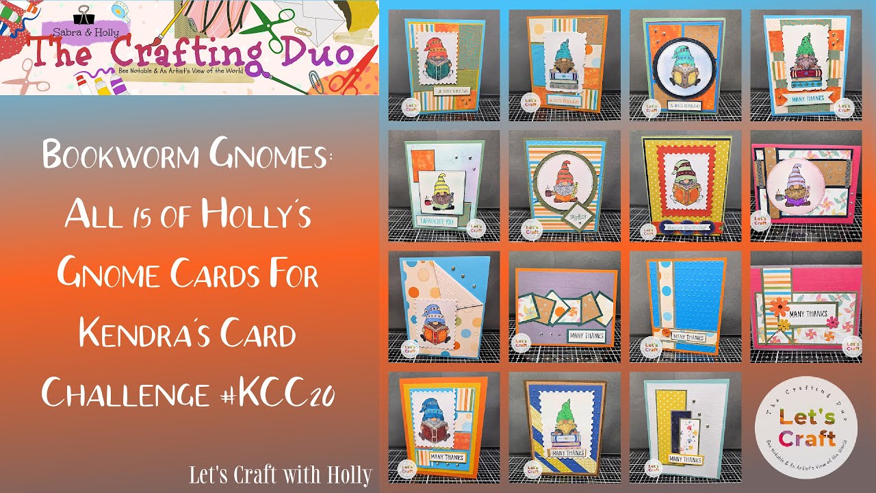 Holly's Gnomes and Books: All 15 of Holly's Gnome Cards! Showcase Video