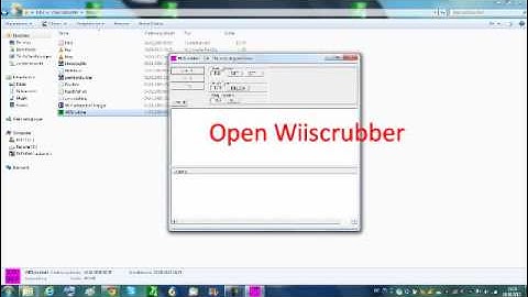 Wiiscrubber Tutorial