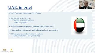 Webinar on Opportunities for Businesses and Professionals in Dubai & UAE