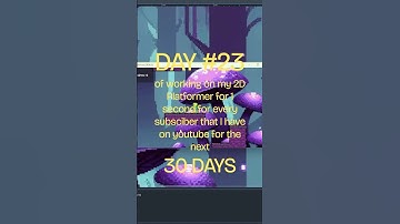 DAY 23 Building a 2D Platformer For 1 second For Each Subscriber I Have #shorts #gamedev #devlog #2d