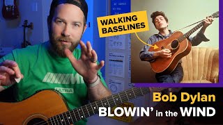 Strumming with Walking Basslines – feat. "Blowin' in the Wind" by Bob Dylan