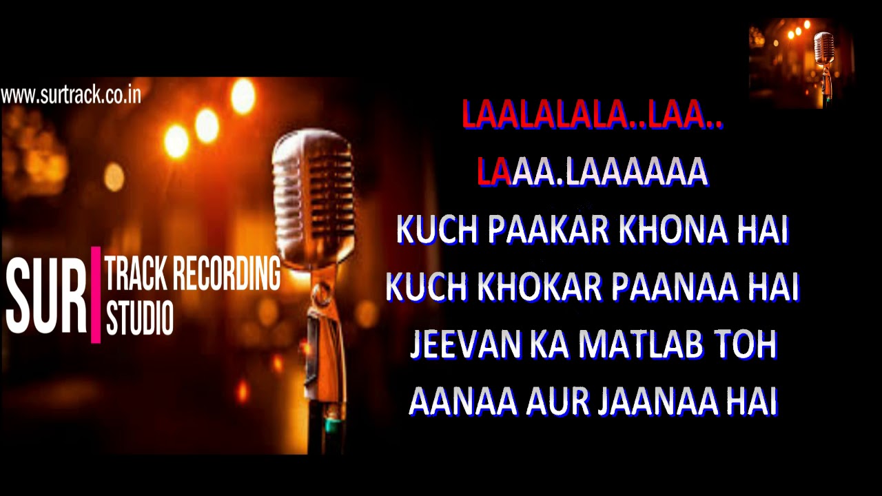 Ek Pyar Ka Nagma Hai Karaoke With Lyricsshore 1972 Youtube 