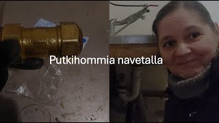 Putkihommia navetalla