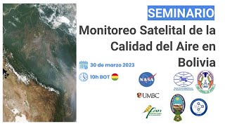 Monitoreo satelital de la calidad del aire Bolivia - Seminario 1