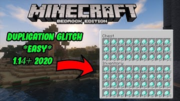 Minecraft Bedrock Editon 1.14 *Easy* Duplication Glitch Tutorial (PS4, Xbox, Windows 10, Mcpe)