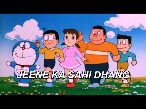 Jeene ka sahi dhang Doraemon ending song with lyrics Doraemon 1979