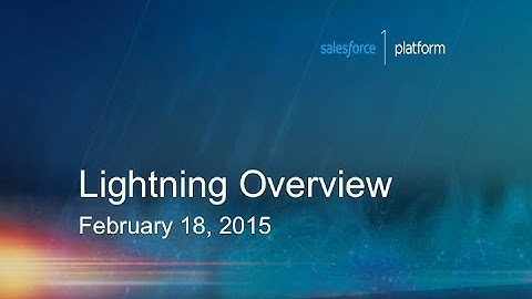 Go Faster with Lightning - Overview