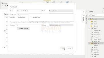Creating Groups and Histogram Bins in Power BI Desktop