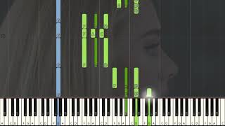 I Drink Wine - Adele  [ Easy Piano Tutorial] Synthesia