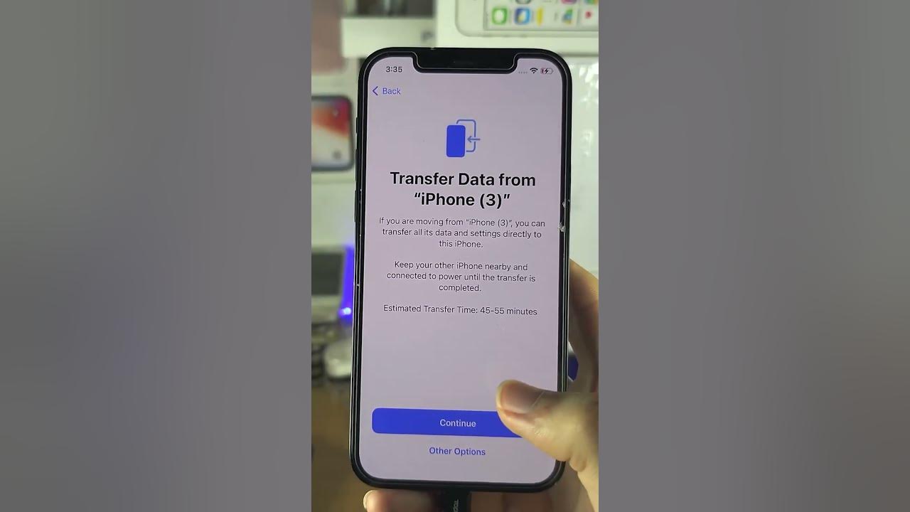 How to use quick start on iphone to transfer data full tutorial youtube