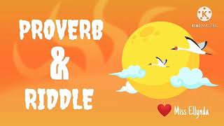 Proverb Riddle Materi Bahasa Inggris Youtube