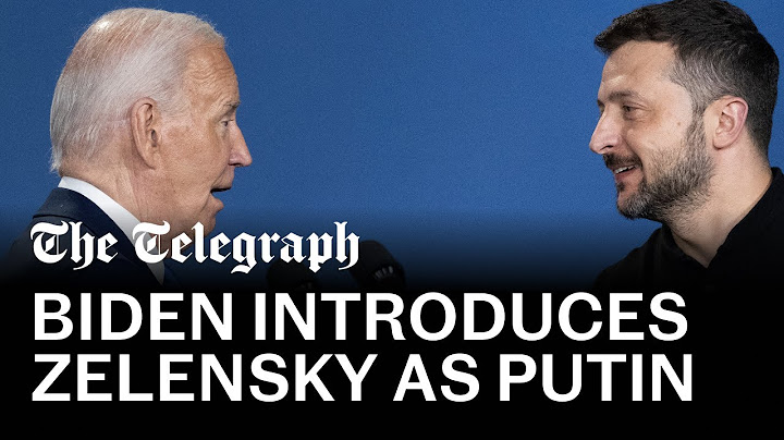 Biden introduces Zelensky as ‘President Putin’ in major gaffe