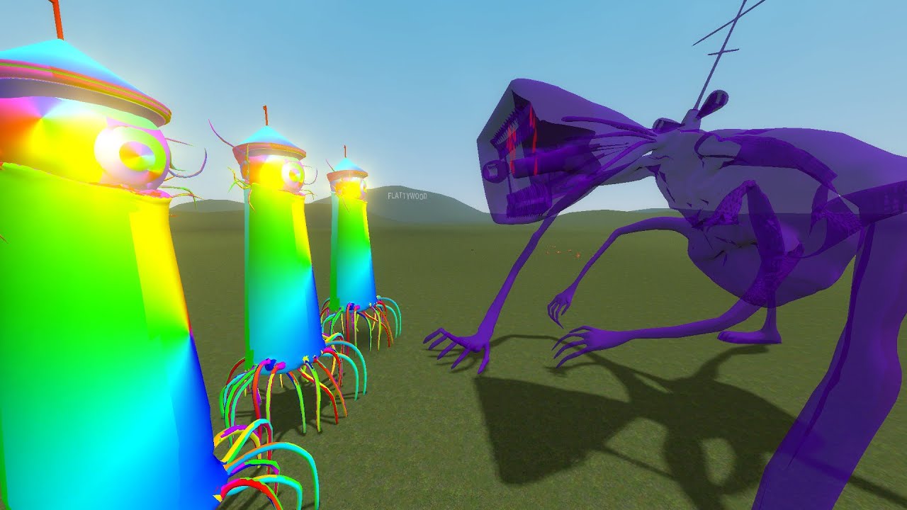 NEW LIGHTHOUSE MONSTER VS NEW MEGAHORN in Garry`s mod