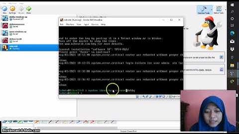 INSTALASI DAN KONFIGURASI MIKROTIK (VIRTUALBOX)