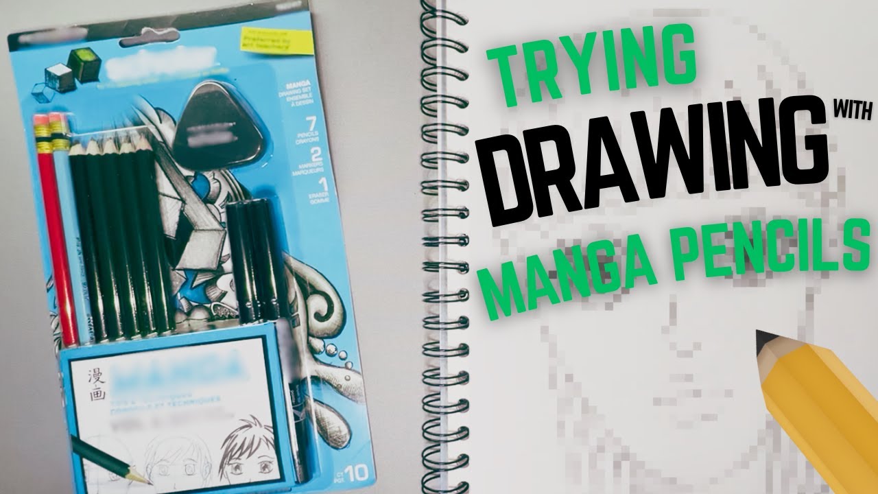 Trying Drawing with Manga Pencils - Timelapse