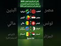 مواجهات المنتخبات العربية الإفريقية فى ثمن النهائي كأس أمم أفريقيا المغرب 2025 