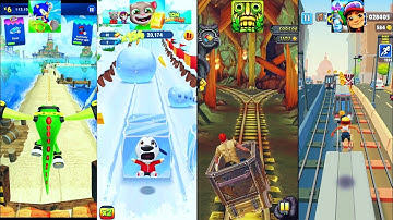 Sonic Dash, Talking Tom Gold Run, Temple Run 2, Subway Surfers #gameplay @41Videos-m5o