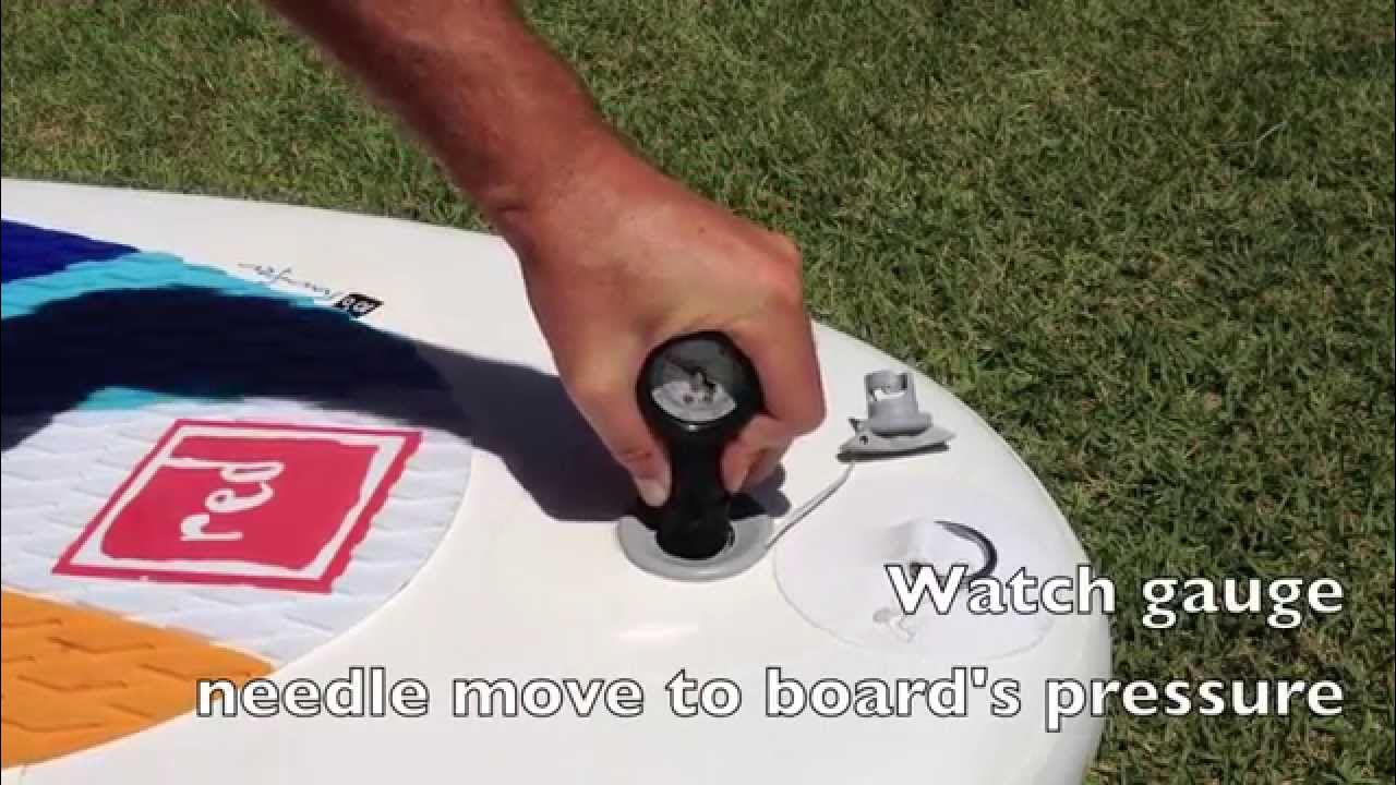 Using the KPump Kwik Check Pressure Gauge for inflatable SUPs. YouTube