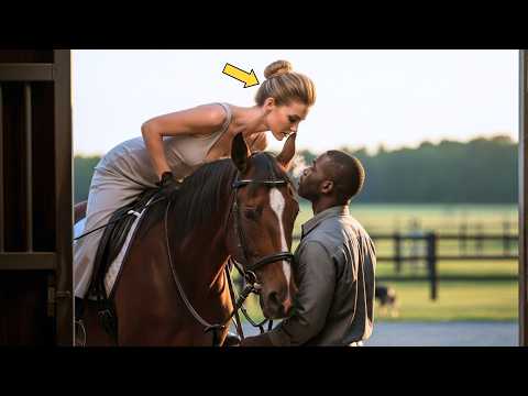 حصان امرأة ثرية يهرب أثناء الصيد إنقاذ شجاعة يد الإسطبل الأسود يغير كل شيء